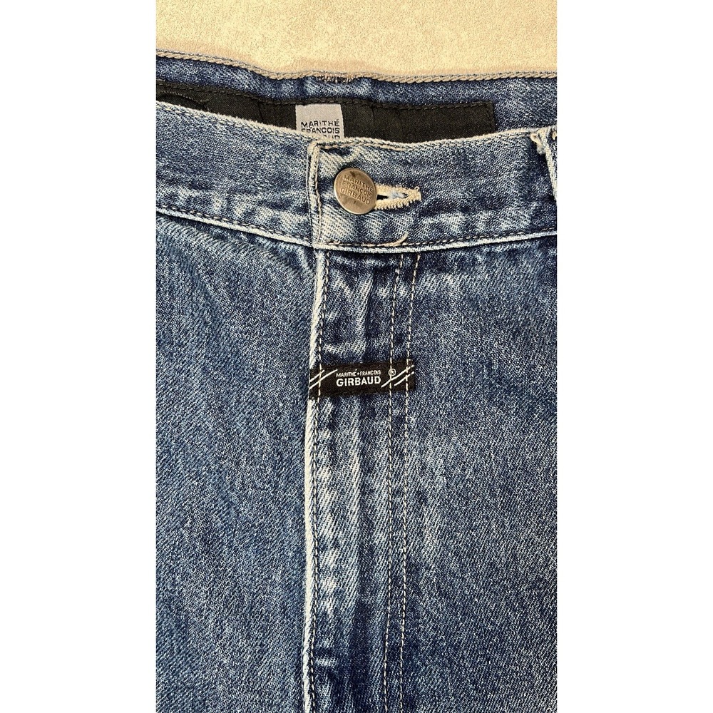 Vintage Marithe Francois Girbaud Men's Double Knee Blue Jeans Sz 34x35 Denim Y2K - Picture 3 of 10
